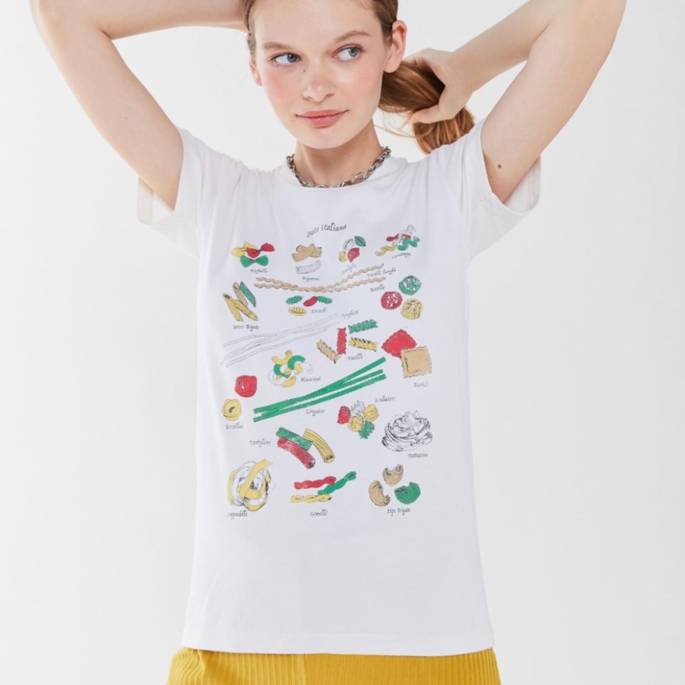 NWT Urban Outfitters Future State Pasta Chart Tee